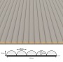 Panel ryflowany MDF Kaszmir - panele ścienne 3D na czarnym filcu