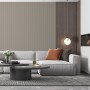 Panel ryflowany MDF Kaszmir - panele ścienne 3D na czarnym filcu