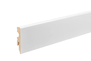 Listwa przypodłogowa kwadratowa MDF 60x11mm Cezar Biały RAL9003, lakier półmat, 2,20m