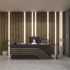 Lampa liniowa LED Standard 80cm/8W, barwa ciepła 3000K – do pojedynczych lameli ściennych, nie do paneli