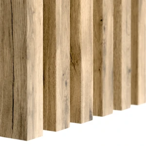 Lamele ścienne Dąb Wotan 30x40mm, dł. 275 cm