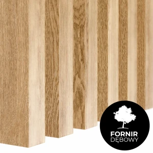 Lamele ścienne  Fornir Dębowy 30x40 mm dł. 275 cm