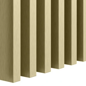   Lamele ścienne  Złoty Połysk 30x40 mm 275 cm