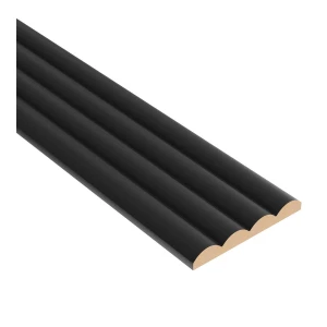 Panel ryflowany MDF Montero – Czarny, 11,5x275 cm