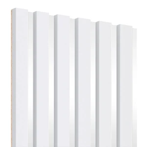 Lamele na białej płycie HDF – Biały Mat, 30x275 cm