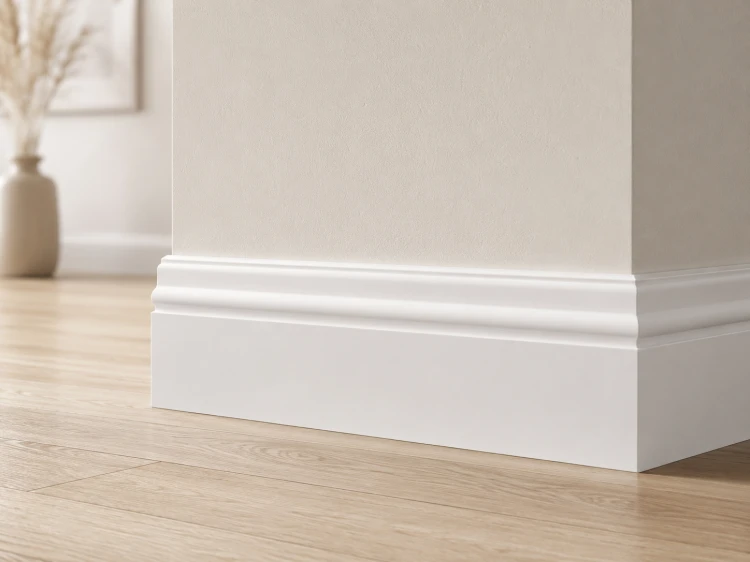 Listwa przypodłogowa lakierowana 150x19x2500mm, biała