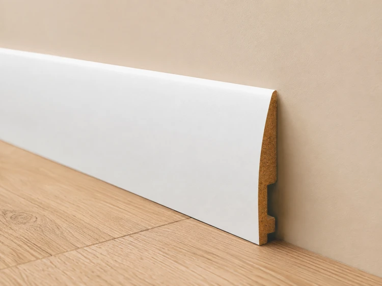 Listwa przypodłogowa lakierowana, 100x16x2500mm, biała