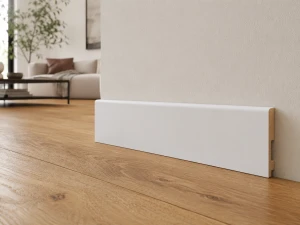 Listwa przypodłogowa lakierowana Prestige Decor L 10/1, 100x16x2500mm, biała