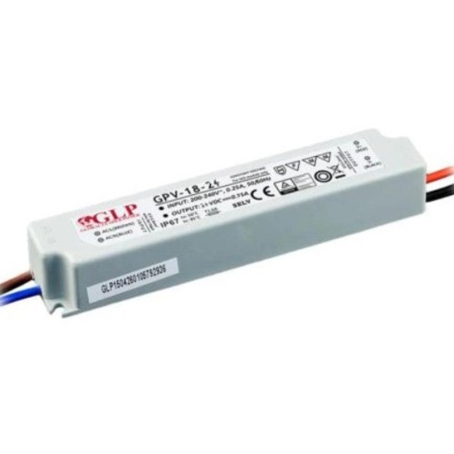 Zasilacz LED 24V 18W – akcesorium do lamp LED montowanych między lamelami ściennymi