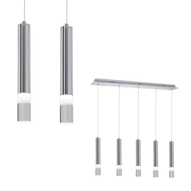Lampa wisząca Ice LED Milagro ML323 – 5 chromowanych