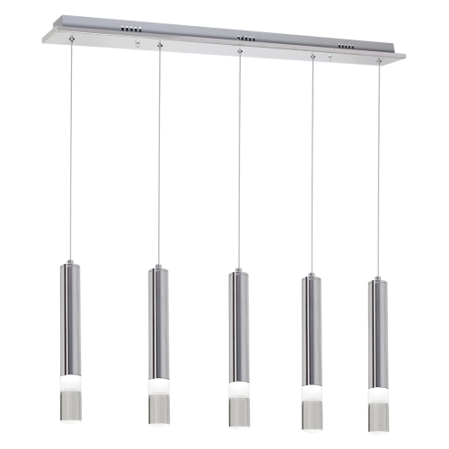Lampa wisząca Ice LED Milagro ML323 – 5 chromowanych